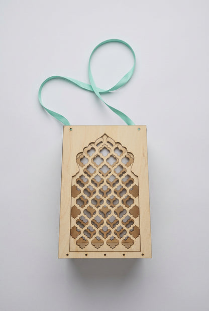 Art Dubba Lantern with plain mdf jharokha design