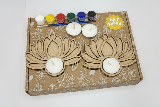 Tealight Holder Lotus Gift Set