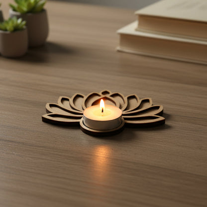 Tealight Holder Lotus Gift Set