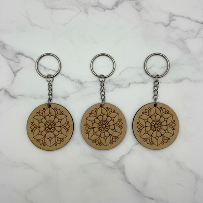 Mindful Mandala Keychain