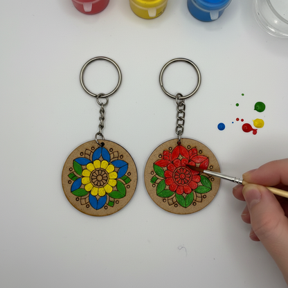 Mindful Mandala Keychain